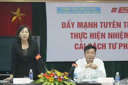 Phát huy vai trò của báo chí trong tuyên truyền chủ trương, nhiệm vụ cải cách tư pháp
